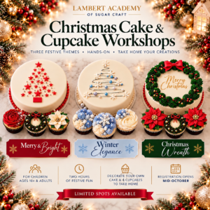 Christmas Cake and Cupcake Decorating Workshops at Lambert Academy in Calgary